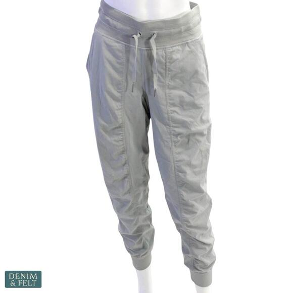 Lululemon Dance Studio Mid-Rise Jogger Silver Drop Gray Pants Sz 4 🖤 - Picture 2 of 16